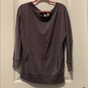 Tunic sweatshirt